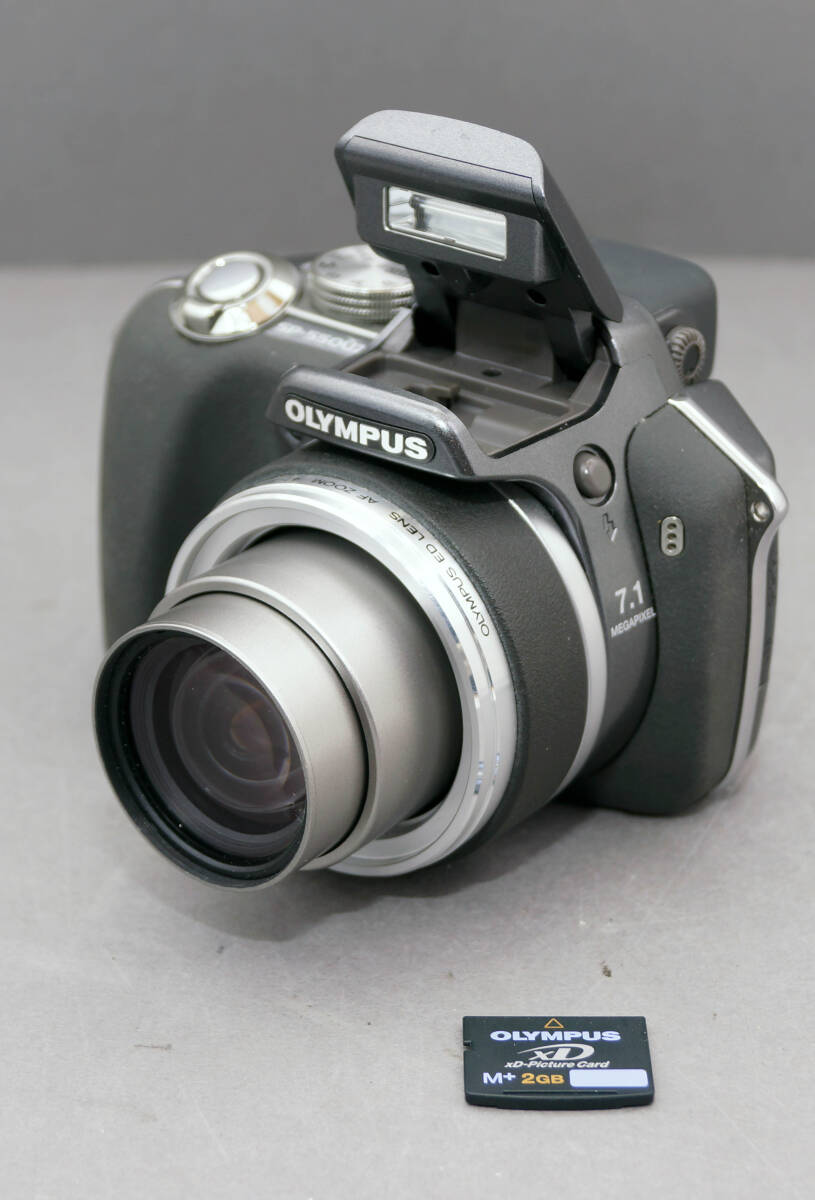 OLYMPUS CAMEDIA SP-550UZ/AF ZOOM 4.7-84.2mm 1:2.8-4.5 動作確認済み xDピクチャーカード2GB付拍卖