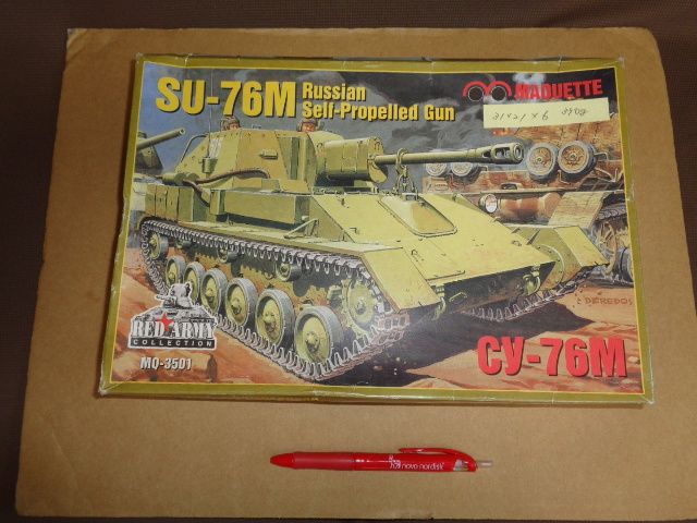 ロシアマケット社1/35スケール SU-76М自走砲 定形外920円送付拍卖