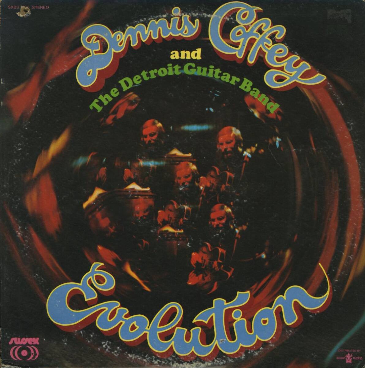 71年プレス USオリジナル盤LP!Dennis Coffey And The Detroit Guitar Band / Evolution【Sussex / SXBS 7004】Scorpio デニス・コフィー拍卖