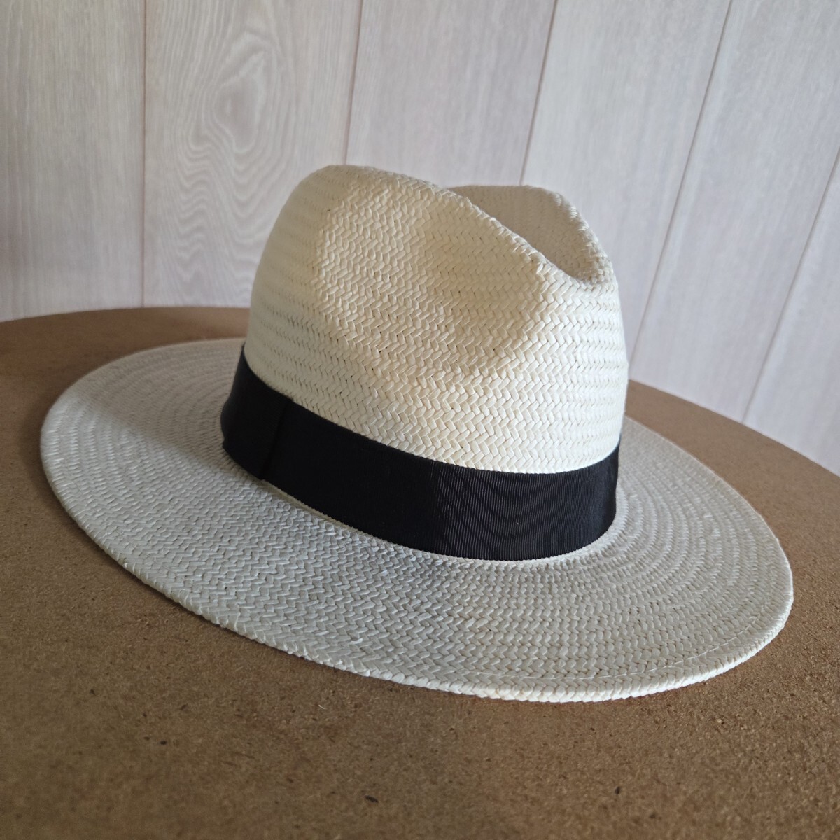 BANANA REPUBLIC バナナリパブリック★ランチャーハット 麦わら帽子 ハット ナチュラル拍卖
