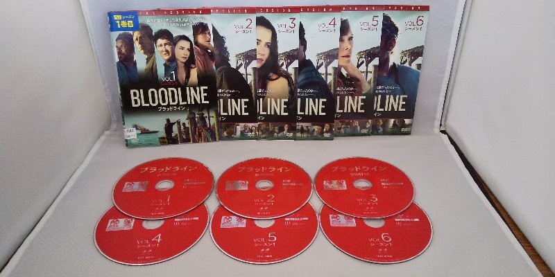 090-3276 送料無料 BLOODLINE ブラッドライン シーズン1 全6巻 ジャケットとディスクのみ レンタル版拍卖