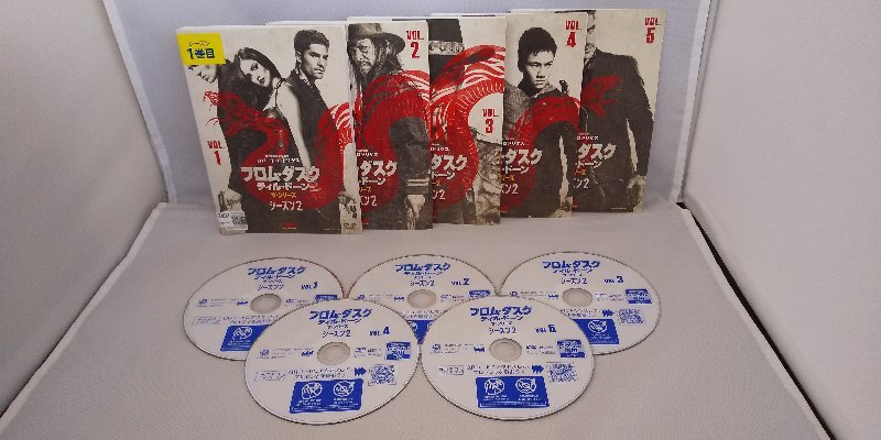 090-3298 送料無料 フロム・ダスク・ティル・ドーン ザ・シリーズ シーズン2 全5巻 ジャケットとディスクのみ レンタル版拍卖