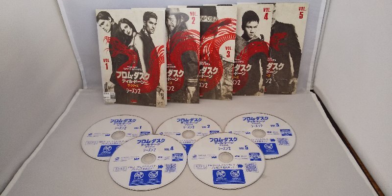 090-3304 送料無料 フロム・ダスク・ティル・ドーン シーズン2 全5巻 ディスクにキズ有り ジャケットとディスクのみ レンタル版拍卖