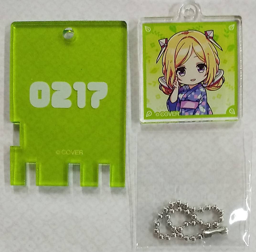 ホロライブ1期生×極楽湯・RAKU SPA(らくスパ) トレーディング銭湯錠風キーホルダー(ミニキャラver.) アキ・ローゼンタール hololive拍卖