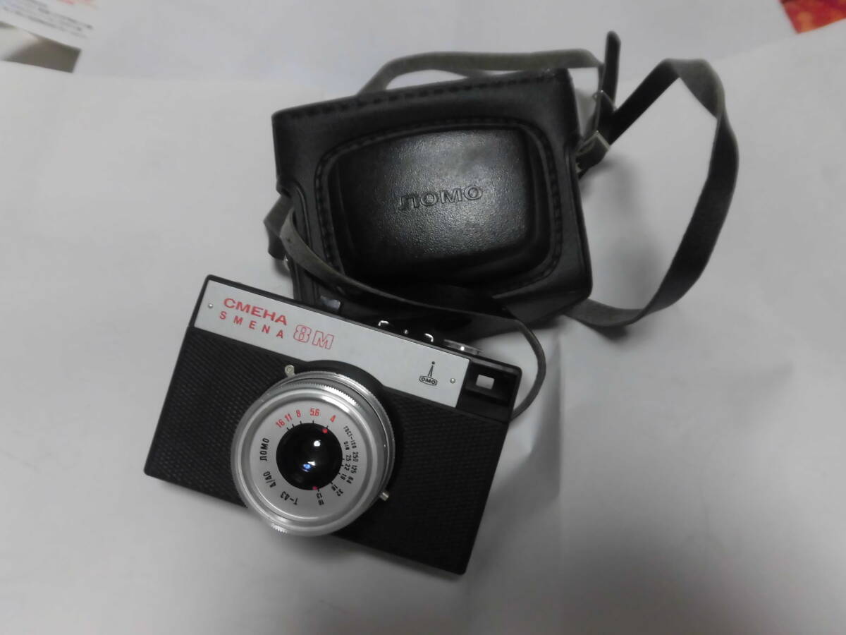 極上美品 NOMO カメラ CMEHA Smena 8M T-43 純正収納ケース付き 動作確認済拍卖