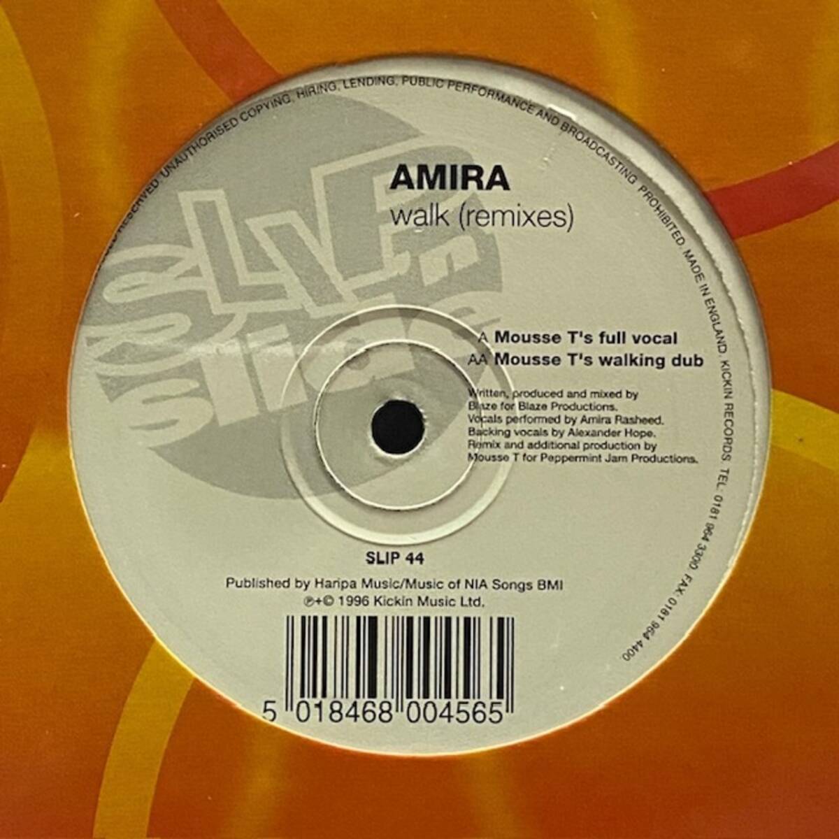 ★Amira - Walk (Remixes)ba(★盤面極上品!)拍卖