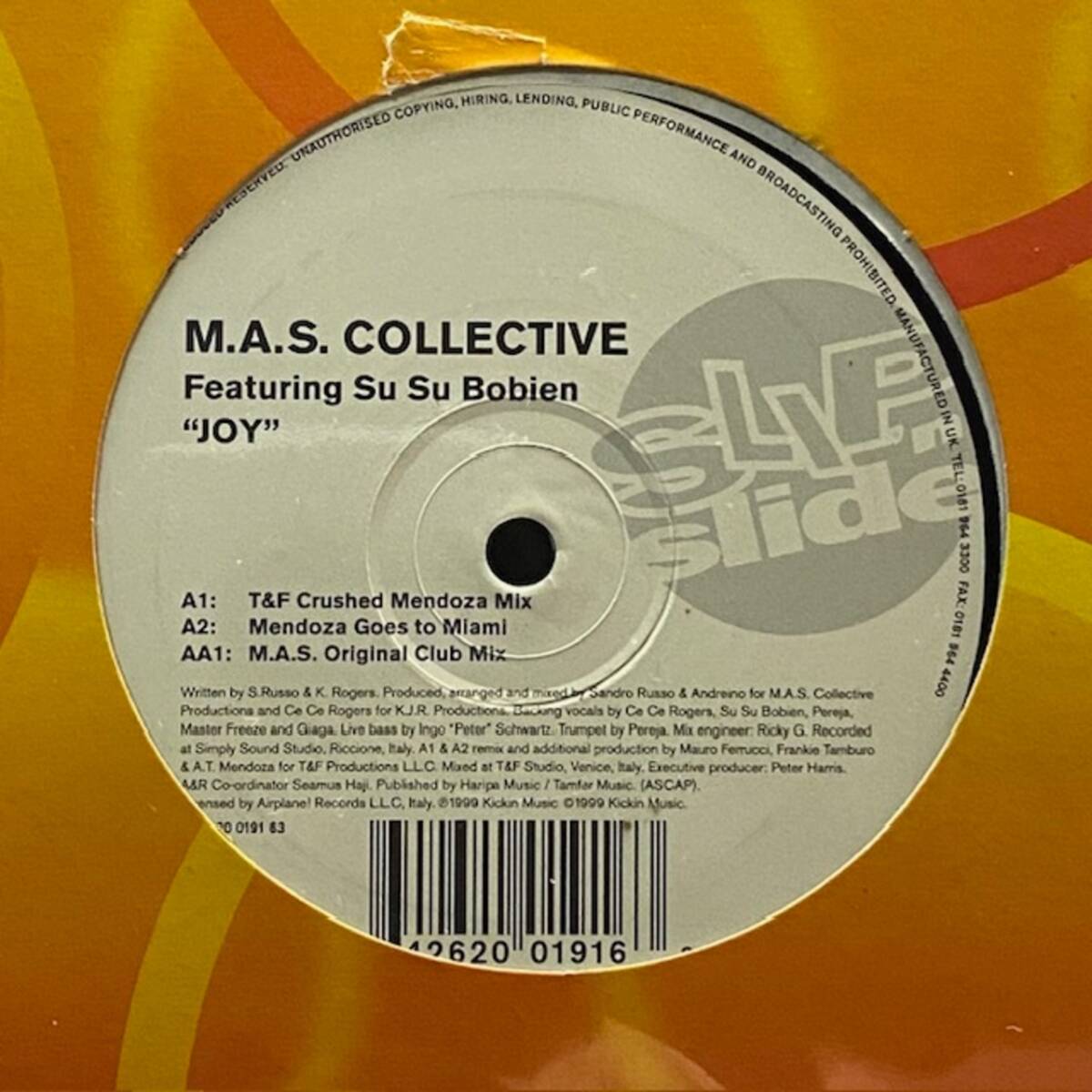 ★M.A.S. Collective Featuring Su Su Bobien - Joy(★美品!)拍卖