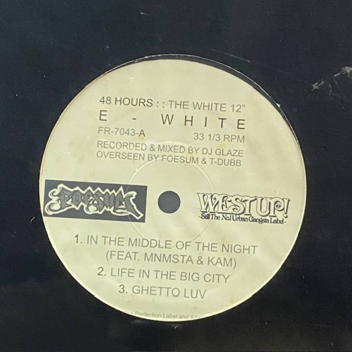 ★★値下出品★ E - White - 48 Hours : : The White 12"    ★元値4500円★拍卖
