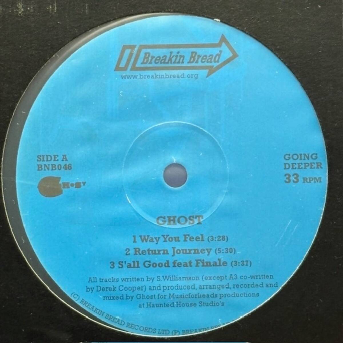 ★Ghost - Freedom Of Thought EP #1(★盤面ほぼ良品!)拍卖