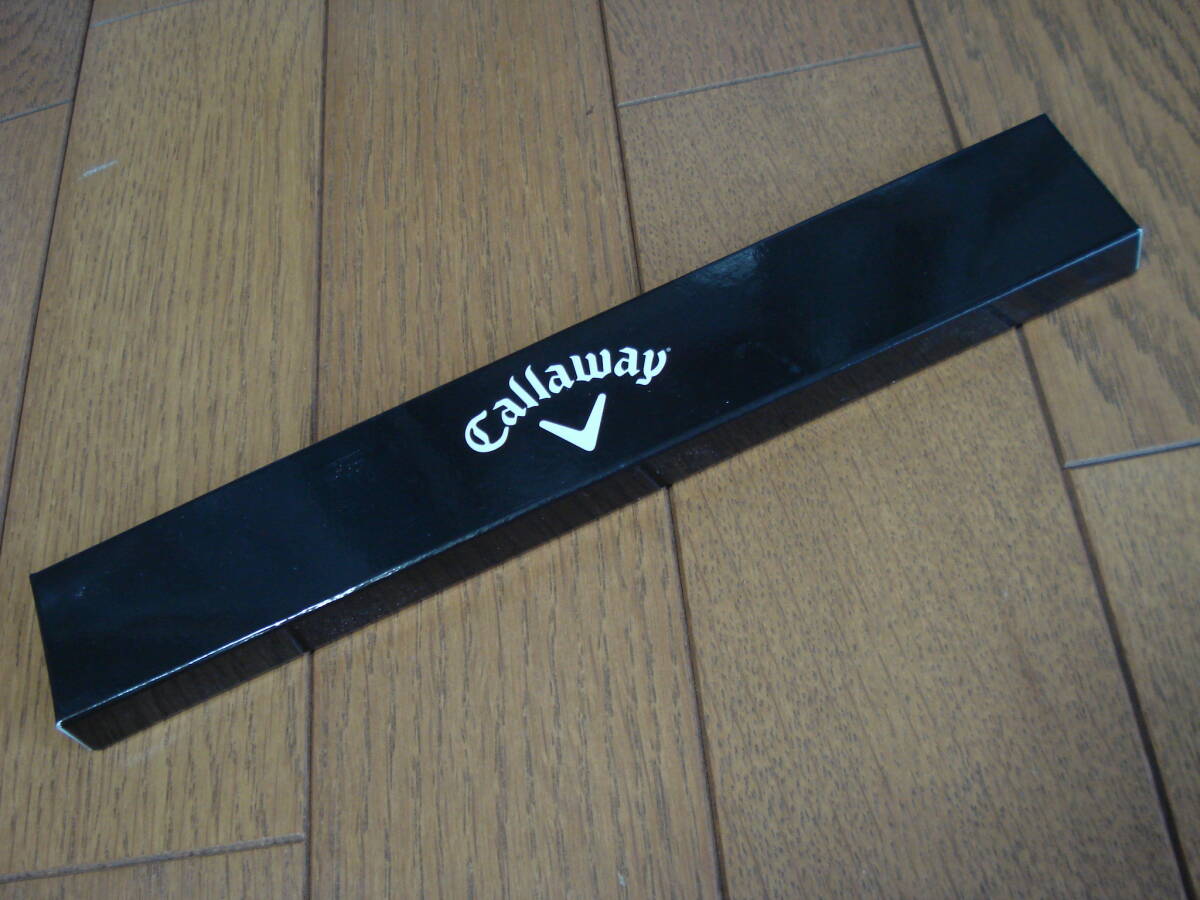 大人のレトロセンス!激渋のシックな扇子です!展示会粗品(非売品)!Callaway(キャロウェイ) 扇子(素材:紙/竹) GR/WH 未使用売切り!拍卖