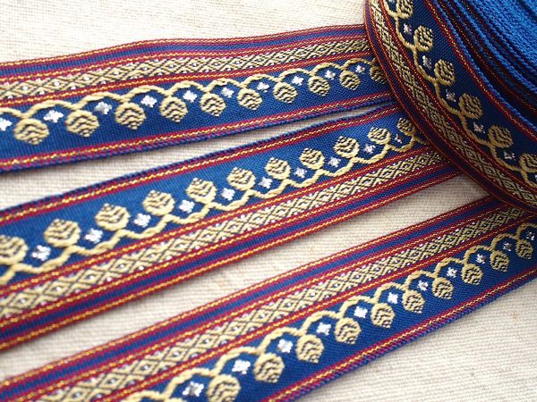 即決 ! 0.5m インド刺繍 リボン チロリアンテープテープ☆エスニック ハンドメイド 手芸資材拍卖