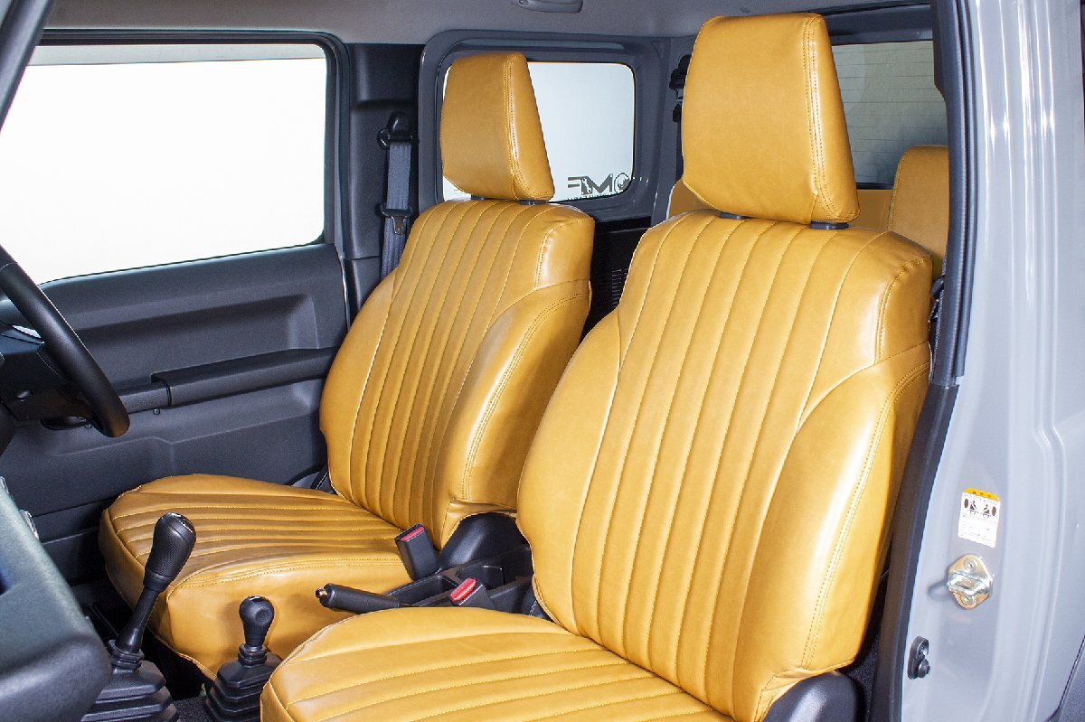 Motor Farm (モーターファーム) ジムニー JB64(XG除く)/JB74 クラシックレザーシートカバー(パイピング無) キャメル拍卖