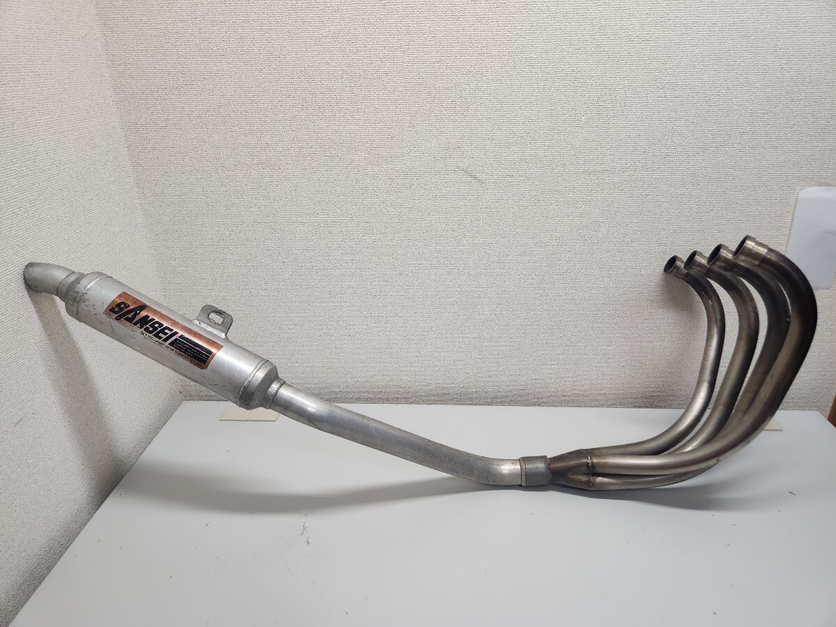 当時物 本物初期 サンセイレーシング CBR400F マフラー サメエラ フルオリジナル 無加工 アルミ ステン SANSEI ダイシン イノウエ CBX400F拍卖