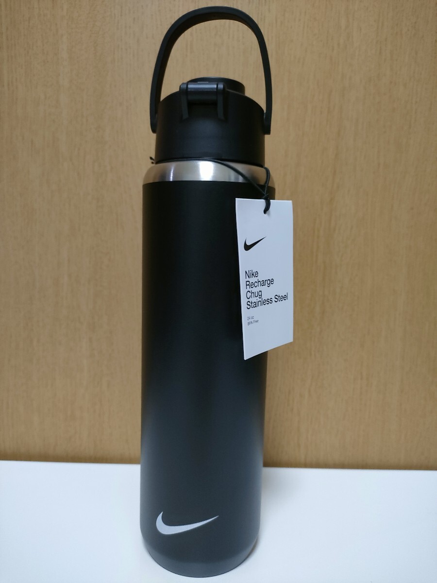 NIKE ステンレスボトル 魔法瓶 ウォーターボトル 水筒 700ml ブラック拍卖