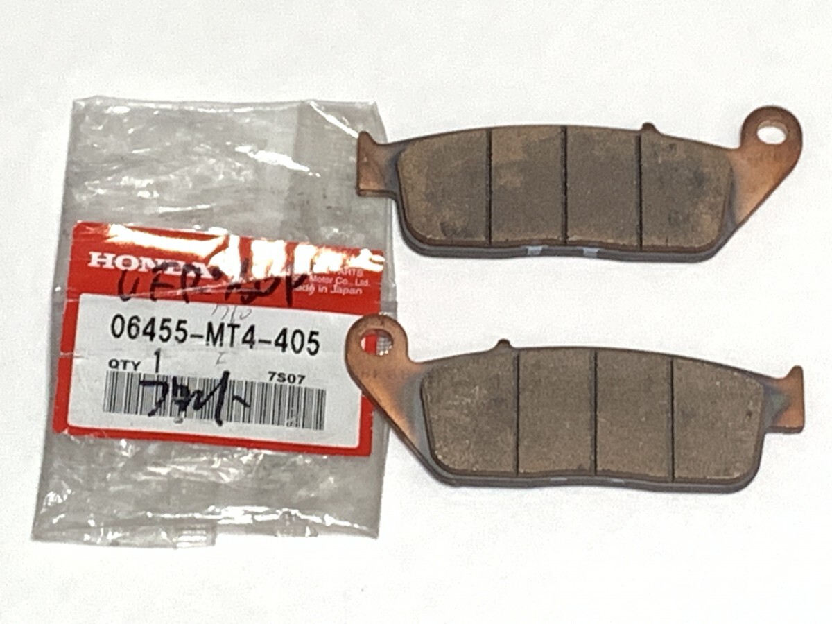 HONDA(ホンダ) 06455-MT4-405 フロント ブレーキパッド セット 新品 VFR750P (RC35) (同形状 VFR750F CBR250RR CBR400RR CB400SF)拍卖