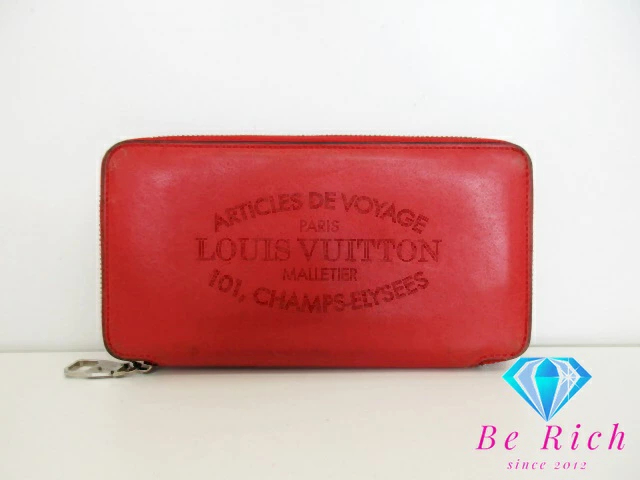 ルイ ヴィトン LOUIS VUITTON 二つ折り財布 長財布 パルナセア ポルトフォイユ イエナ M58207 カプシーヌ【中古】 bs3745拍卖