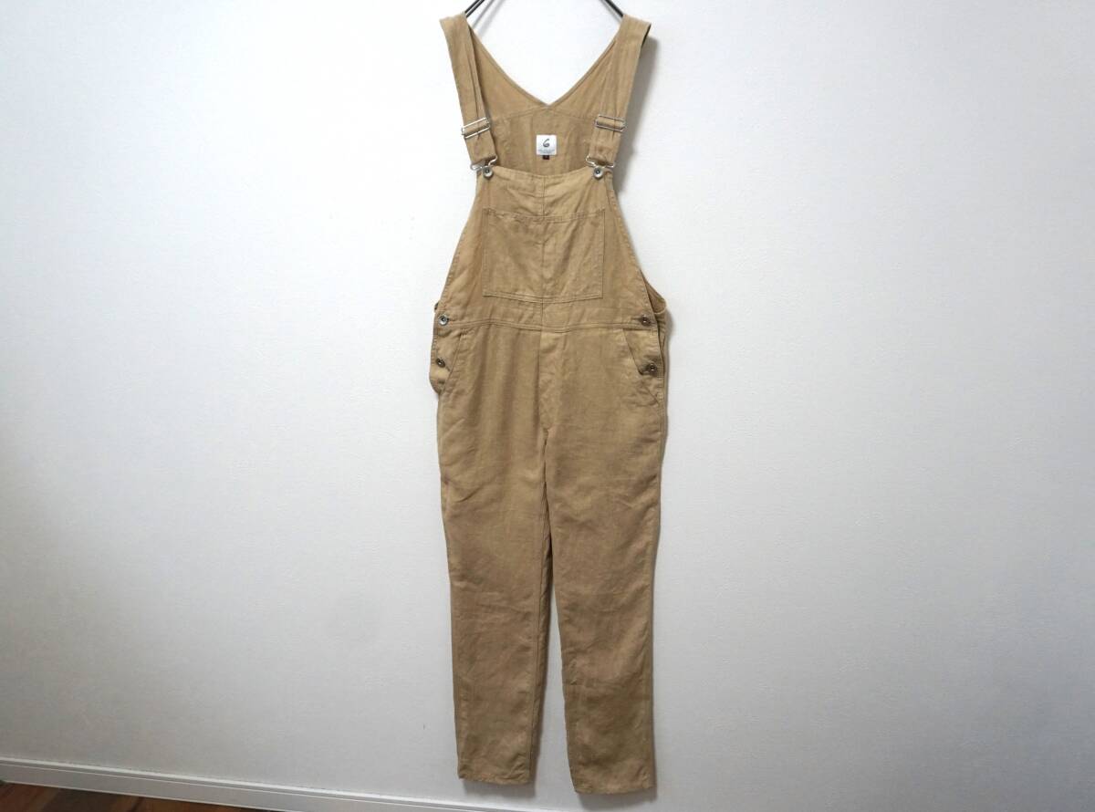 6(ROKU) BEAUTY&YOUTH すっきりしたシルエットが◎ リネンサロペット 38拍卖