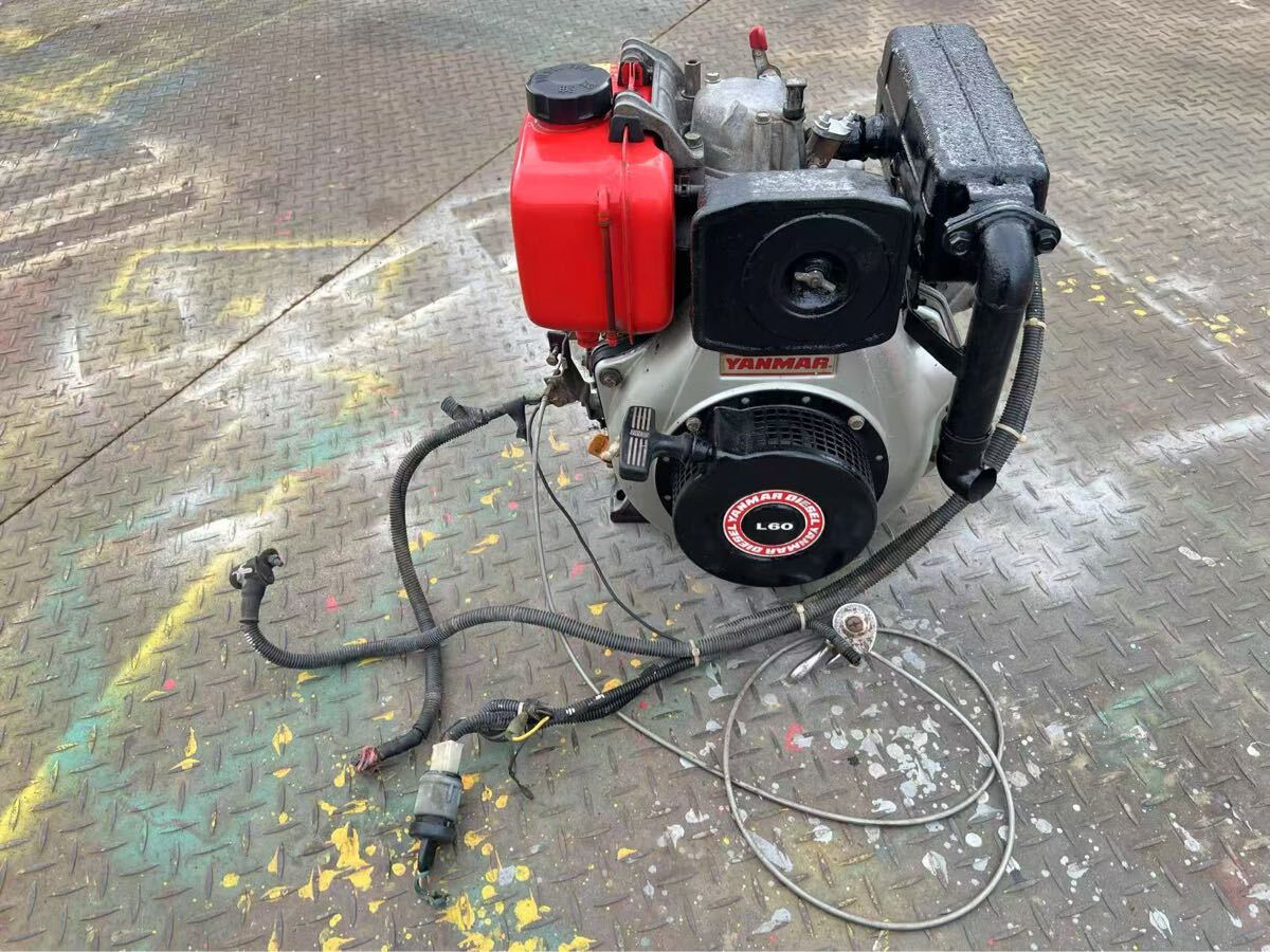 ヤンマー 実働 発動機 ディーゼルエンジンL60seck 発動機拍卖