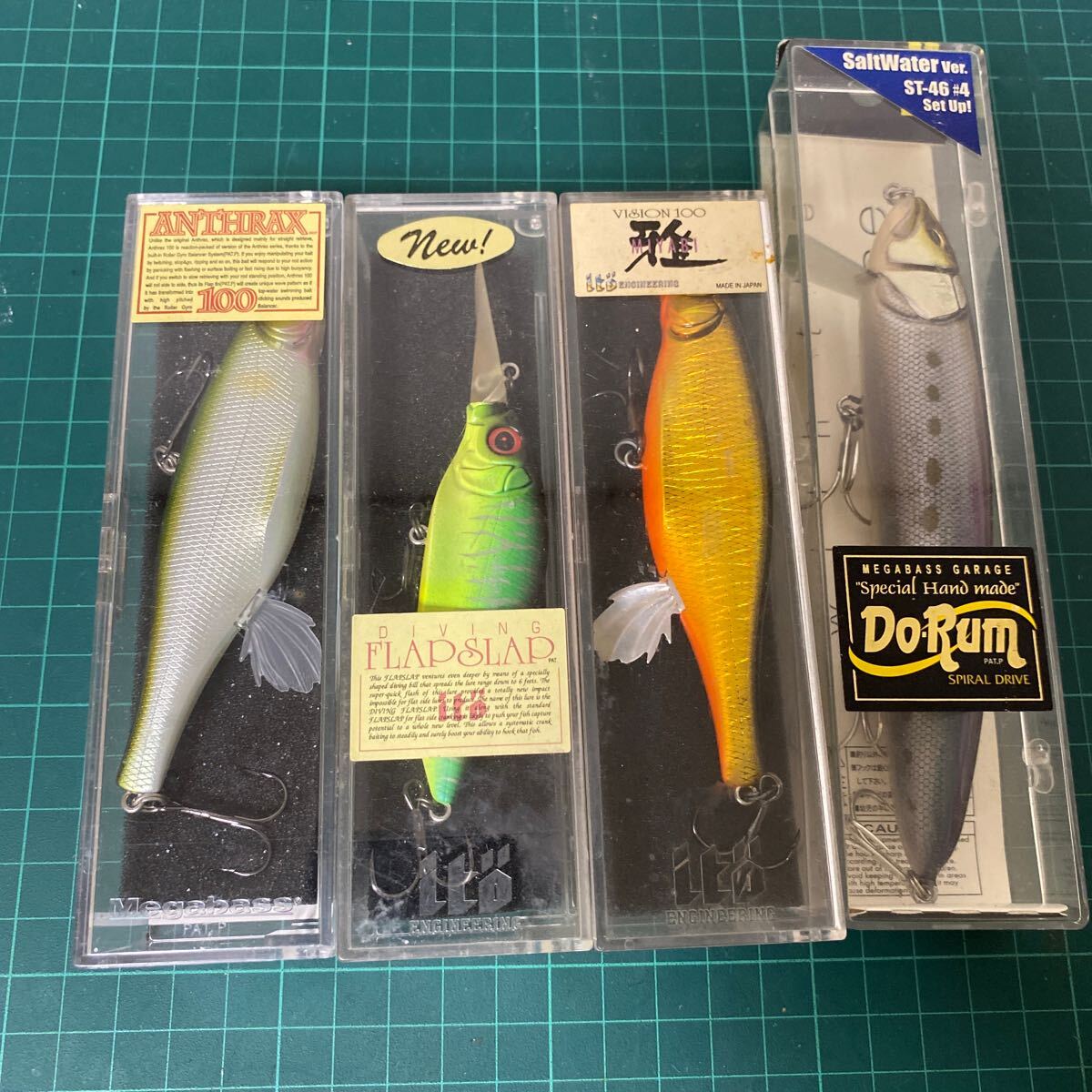 未使用品 メガバス MEGABASS 雅 ビジョン 100 ANTHRAX 100 PM AYU 他4点まとめ 管3019 拍卖