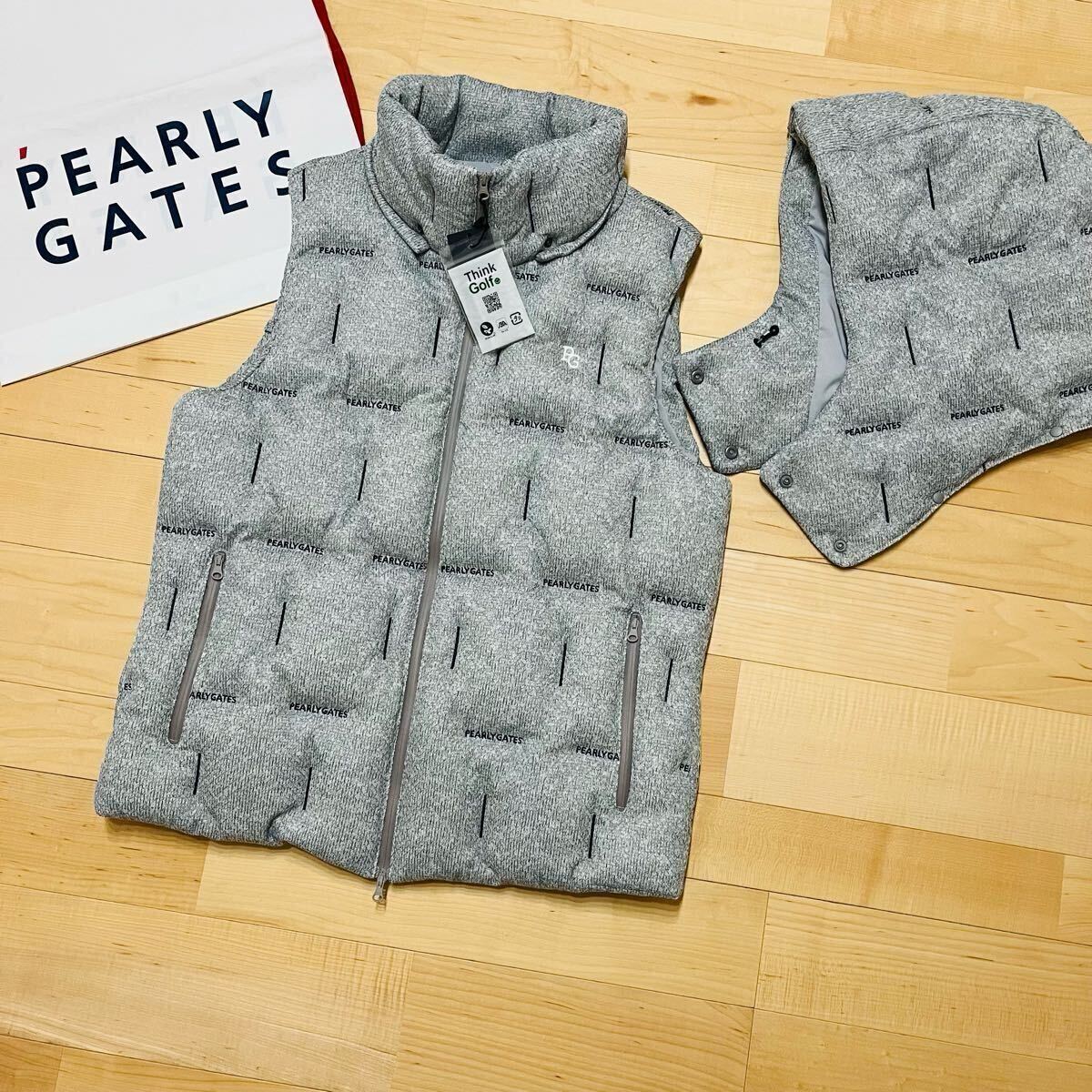 『新品未使用』★パーリーゲイツ 中綿入りベスト フーディジャケット メンズ ★送料無料 正規品拍卖