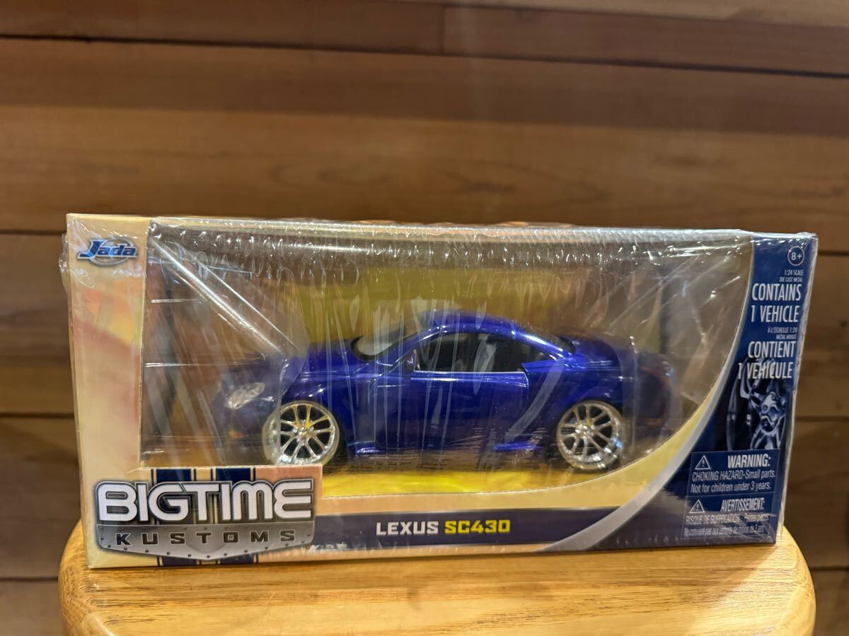 新品未使用 Jadatoys LEXUS SC430 メタリックブルー 1:24 BIGTIME KUSTOMS 拍卖