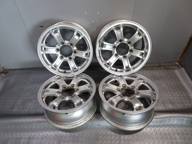 ハイエース ADF-KDH211K ホイール ホイル 社外 アルミ 16インチx6.5J 4本 Weds KEELER ウェッズキラー 1kurudepa拍卖