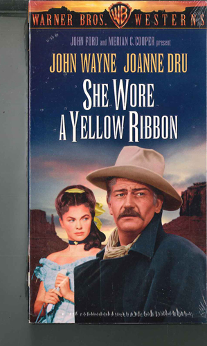 米VHS Movie, John Wayne She Wore A Yellow Ribbon T6423 WARNER /00300拍卖