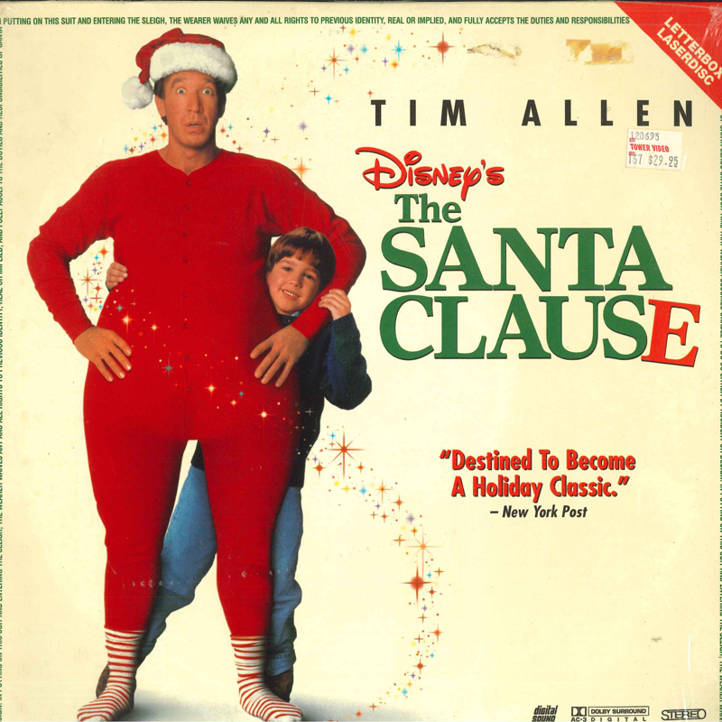 輸入LASERDISC Movie Santa Clause 3633AS WALT DISNEY /00600拍卖
