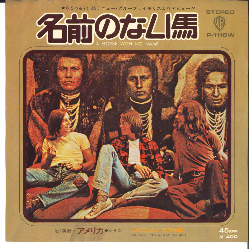 7” America A Horse With No Name P1116W WARNER BROS Japan Vinyl /00080拍卖