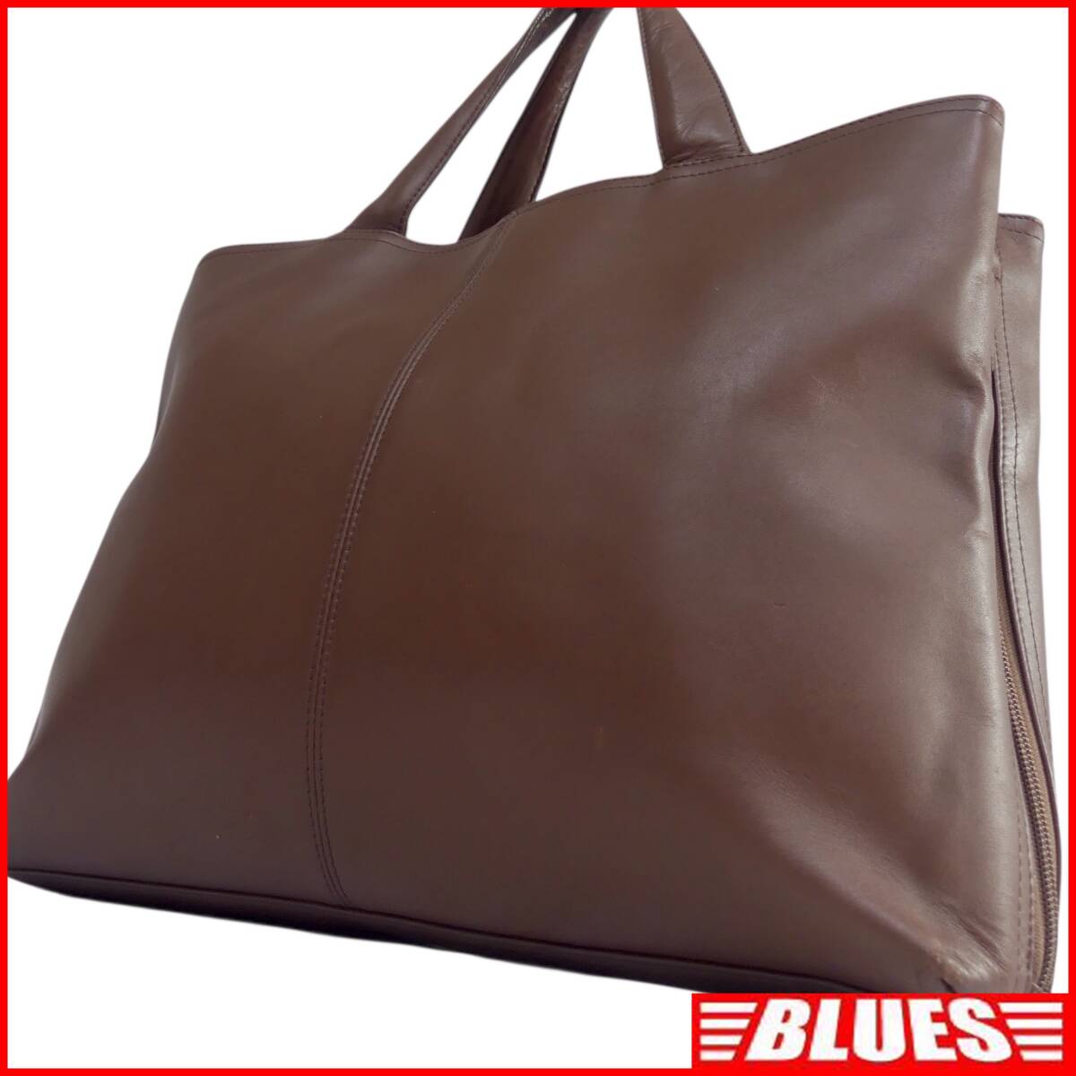 即決★TRION★オールレザービジネスバッグ トライオン メンズ 茶 本革 ブリーフケース 本皮 通勤 カバン 出張 鞄 かばん A4拍卖