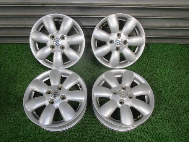 MRワゴン DBA-MF33S スズキ 純正 アルミホイール 14インチ 4.5J PCD100 4穴 4本 シルバー 43210-85K10-27N WWW /50165拍卖