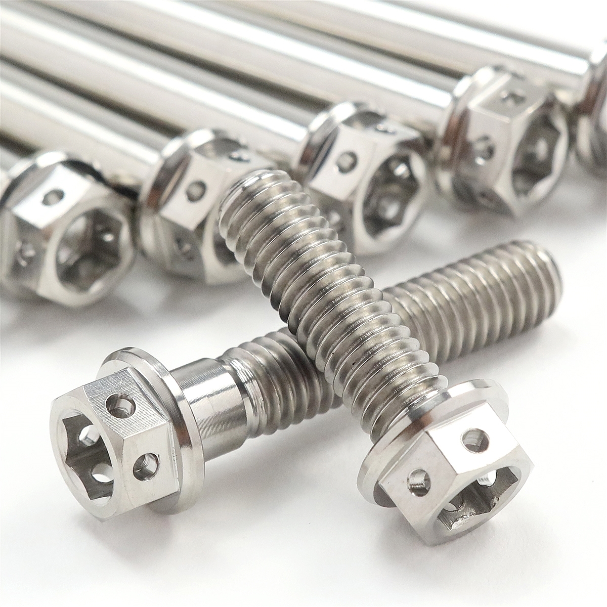 ▽CB400SF/SB VTEC NC39 チタンボルトセット オールエンジンカバー レーススペックタイプ シルバー/26本set (HO3002FSSI)拍卖