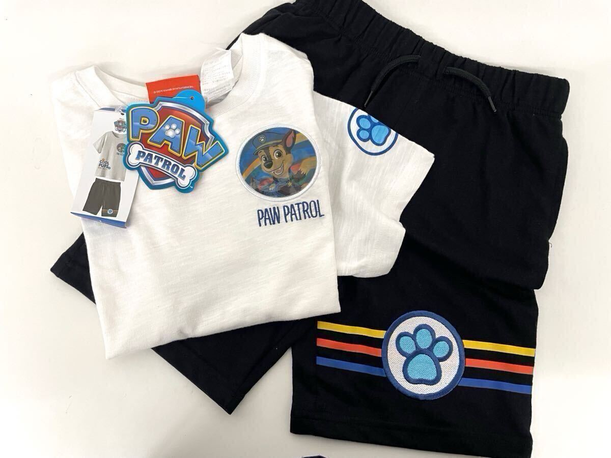 新品■PAWPATROL パウパトロール キッズ 半袖シャツ ハーフパンツ 4 / 4歳 上下セット拍卖