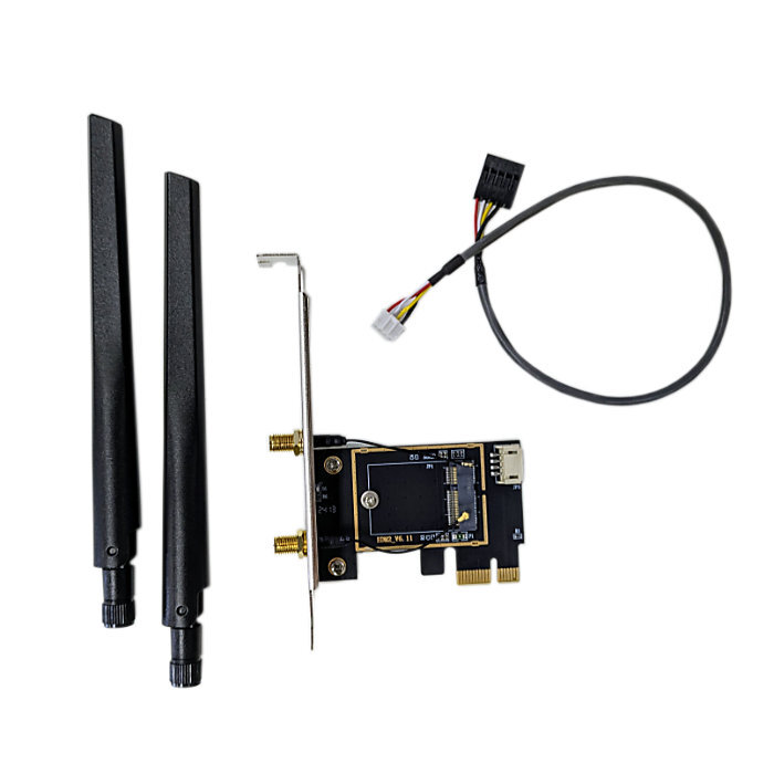 【C0137】Wi-Fi カード搭載用 PCI Express カードアダプタ (PCI-Eカードのみ)拍卖