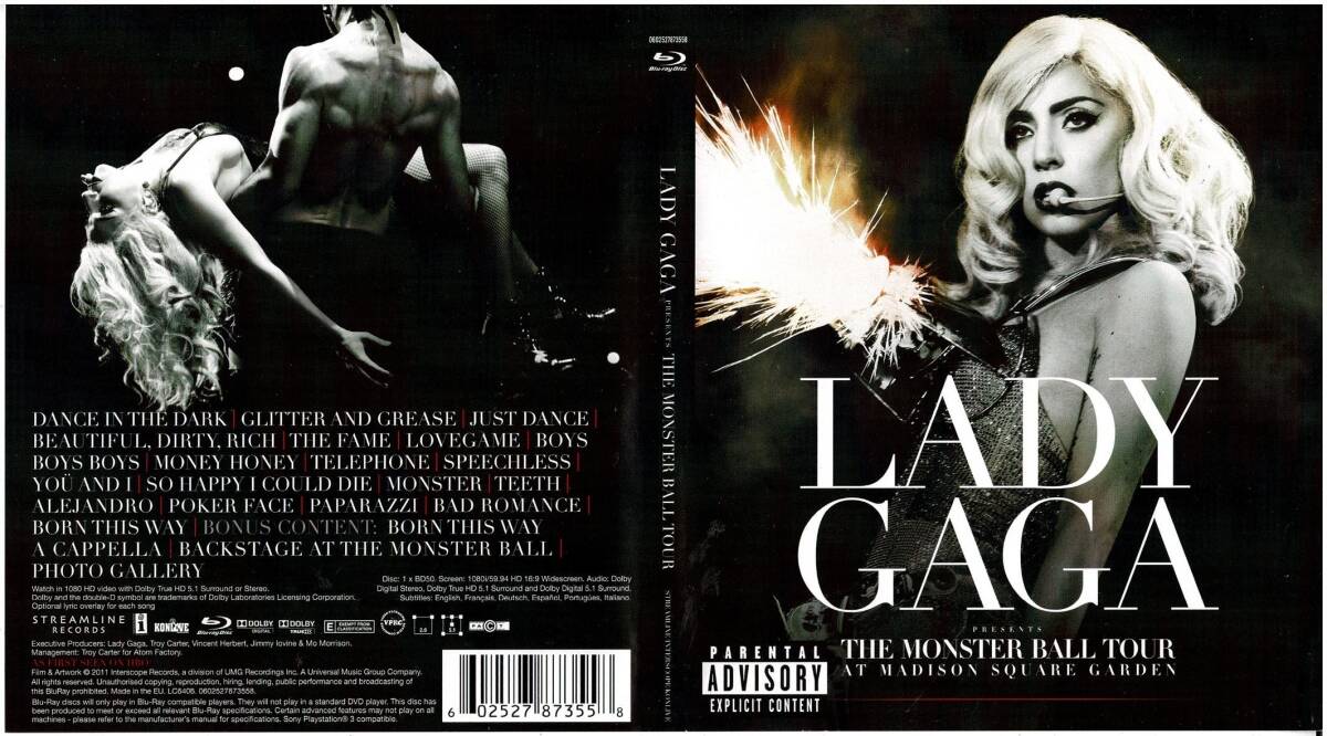 セル版ブルーレイ LADY GAGA THE MONSTER BALL TOUR AT MADISON SQUARE GARDEN ザ モンスター ボール ツアー マディソン スクエア ガーデン拍卖