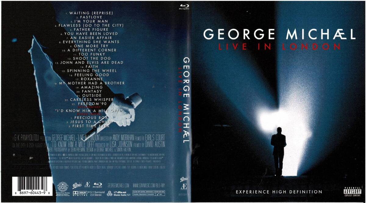 輸入盤 ブルーレイ GEORGE MICHAEL LIVE IN LONDON拍卖