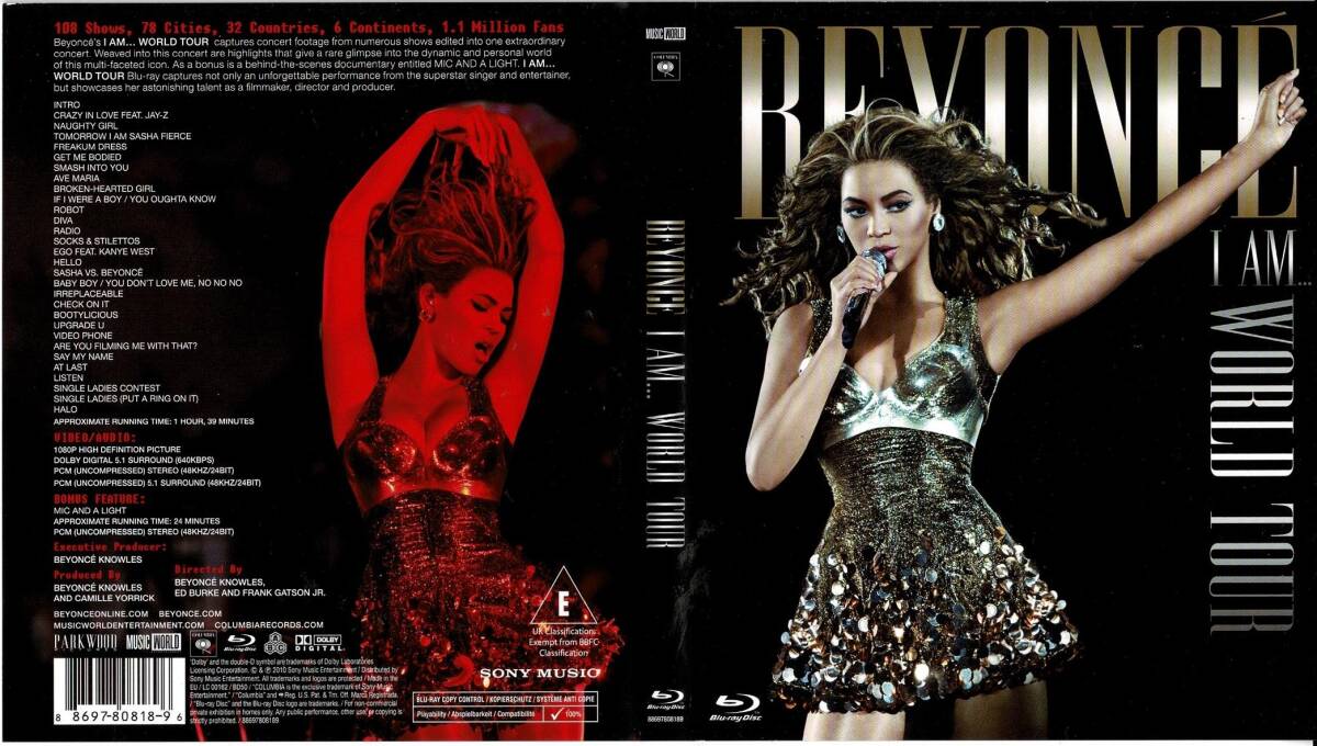 セル版中古ブルーレイ Beyonce I Am... World Tour拍卖