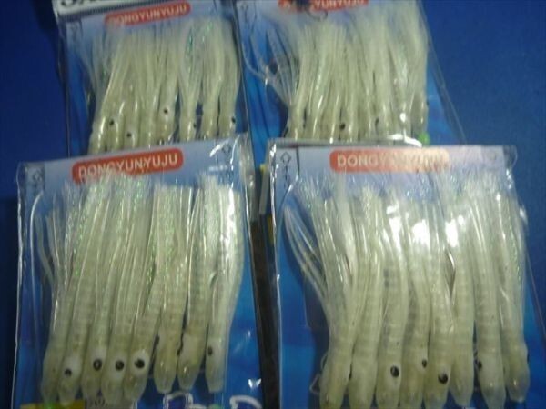 一網打尽!大サバ対応 8本針 4セット、タコベイト8個・サゴシ・サワラ・太刀魚サビキ・曳釣り、シラスパターン最強!!フラッシャー拍卖