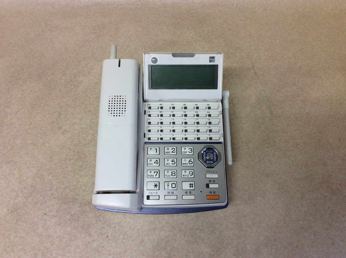 同梱可 SAXA/サクサ カールコードレス電話機 CL820(W) 白 1台【保証付/即日出荷/当日引取可/大阪発】No.1拍卖