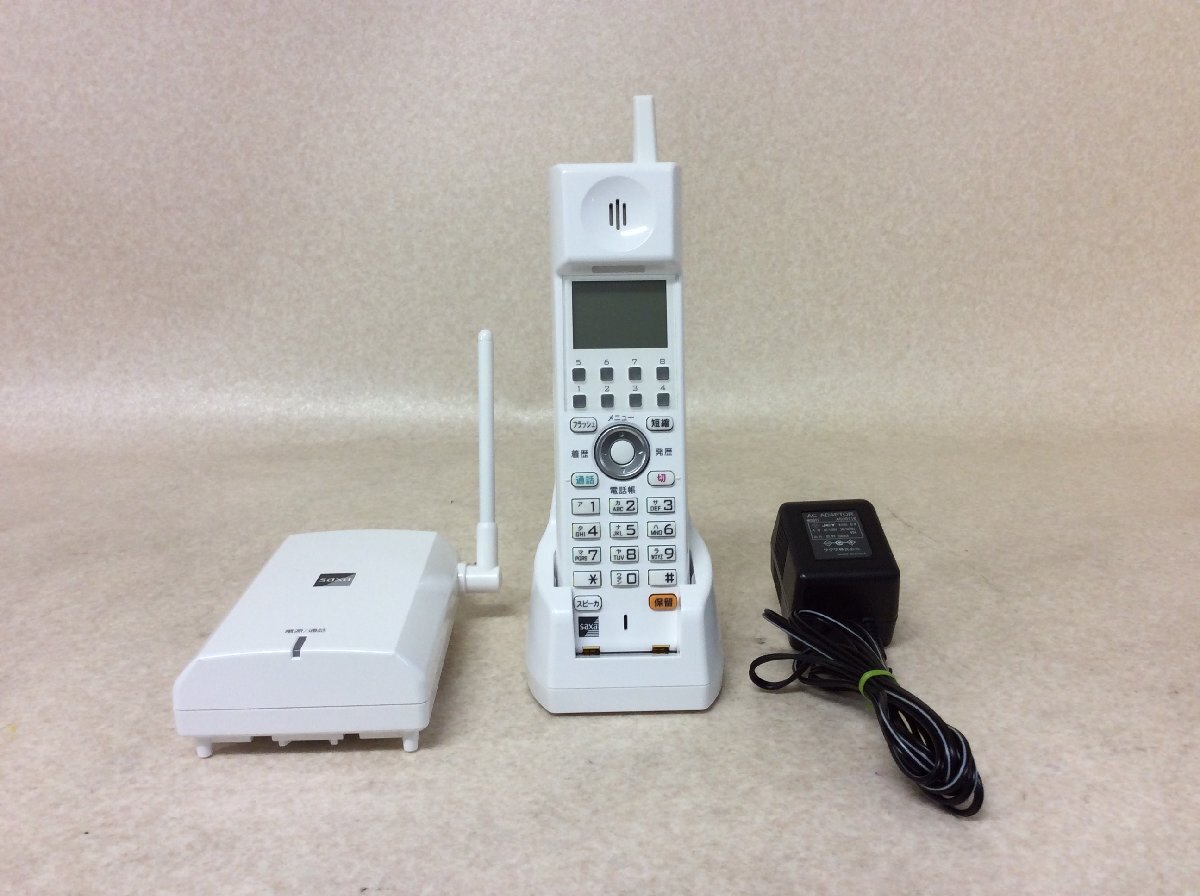 SAXA/サクサ ビジネスフォン コードレス WS805(W) 白【保証付/即日出荷/当日引取可/大阪発】No.2拍卖