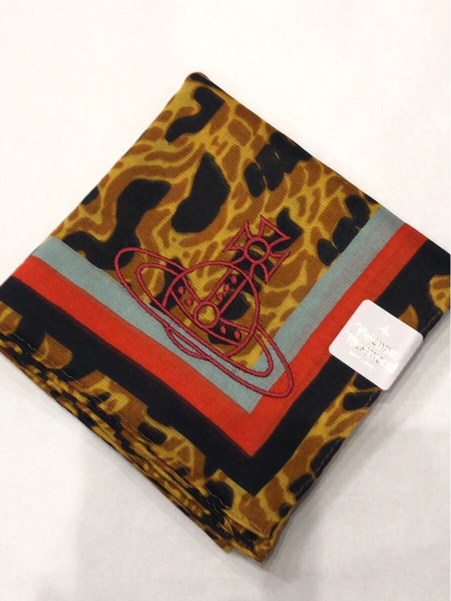 新品 ヴィヴィアンウエストウッド ハンカチ オーヴ刺繍 Vivienne Westwood拍卖