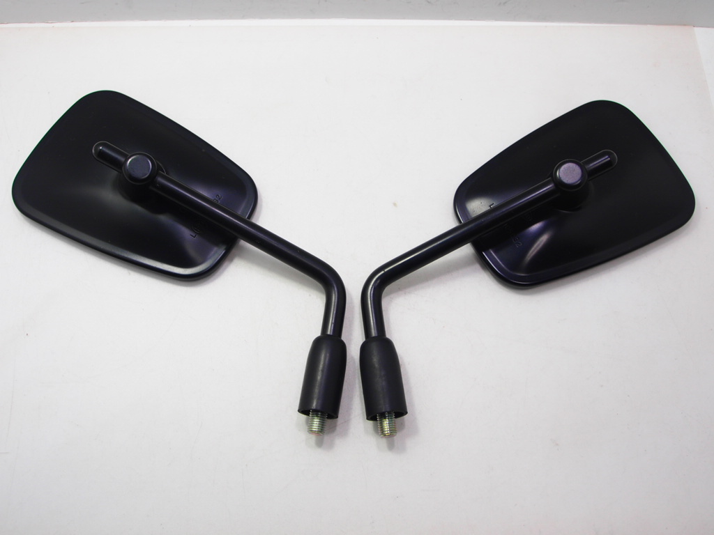 良品 カワサキ純正 黒角ミラー 正逆兼用 W650 W400 W800 エリミネーター ZL900 ZL750 ZL400 EL250A 250SE ゼファー χ 750 ZRX400 ZRX1100拍卖