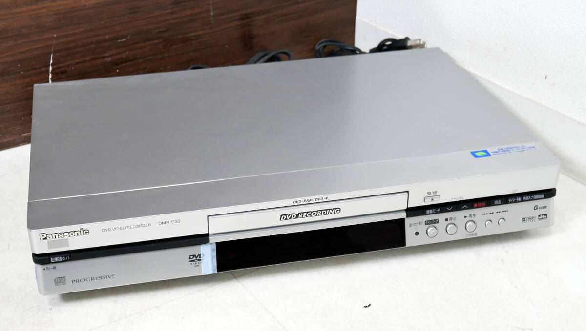 ▲(R706-F94) 現状品 通電◯ Panasonic パナソニック DVDレコーダー DMR-E50 2003年製拍卖