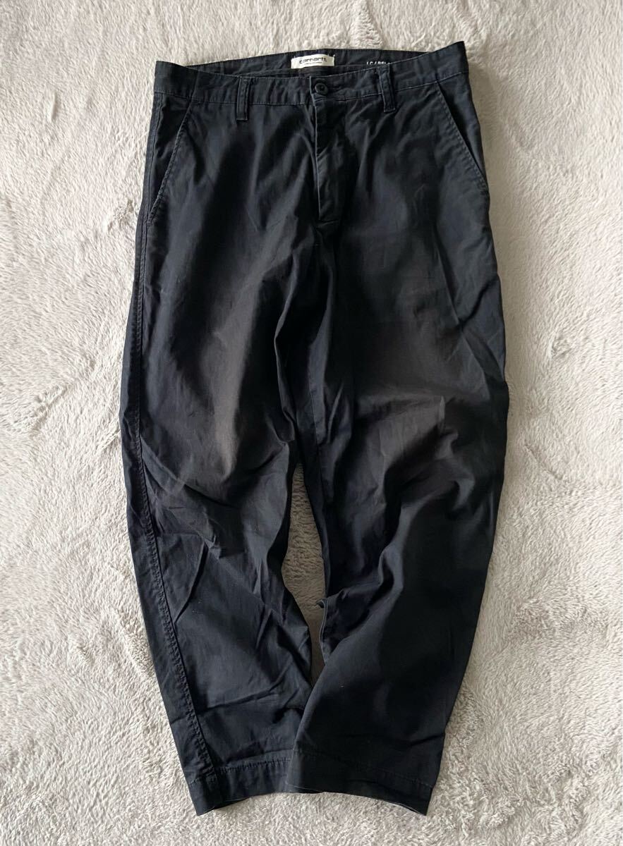 【カーハート/RELAXED STRAIGHT】ストレッチロングパンツ!【27表記/ブラック】衝撃プライス!ヴィンテージフリーク待望★D73拍卖
