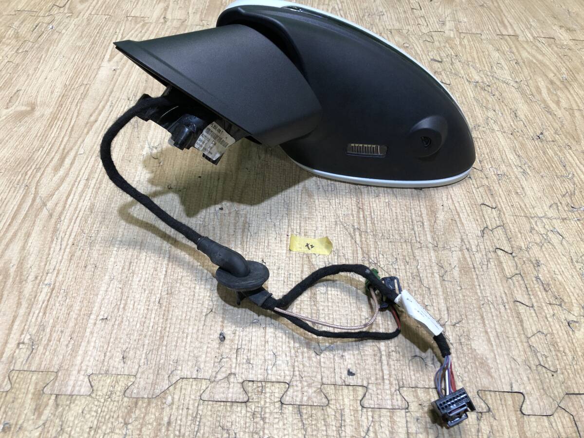 ポルシェ カイエン 958 後期 ベースグレード 左ドアミラー ピュアホワイト C9A H28年式 管22017拍卖