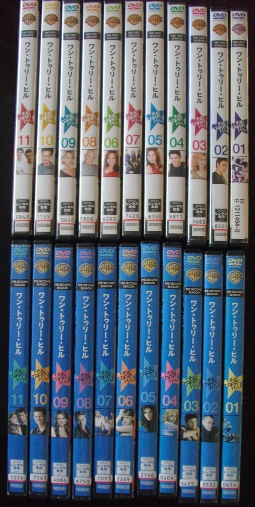 ワン・トゥリー・ヒル シーズン1~3(全33巻セット)  DVD レンタル版  ケースなし  送料無料拍卖