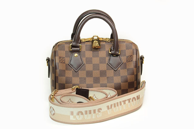 【良品】 Louis Vuitton ルイ・ヴィトン ダミエ エベヌ スピーディ バンドリエール 20 2Way ハンドバッグ ショルダーバッグ N40489 (0828)拍卖