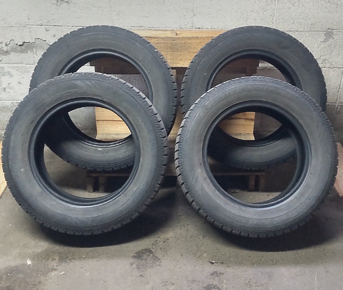 スタッドレス タイヤ 4本 2020年製 195/65R15 91Q AUTO BACS NorthTrec N3i 6.4-6.6 中古拍卖