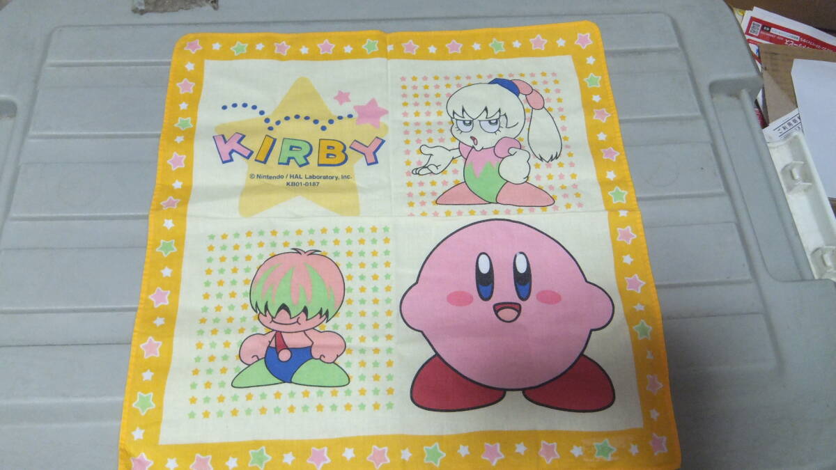 R070611 断捨離 処分「昭和レトロ カービィー KIRBY ハンカチ」保管品 USED拍卖