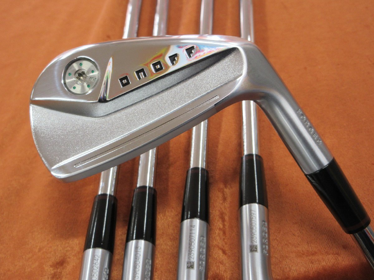 ■ オノフ フォージド クロ 2024 NSプロ モーダス3 ツアー120 S 中古 アイアン 5本セット グローブライド ONOFF FORGED KURO ■拍卖